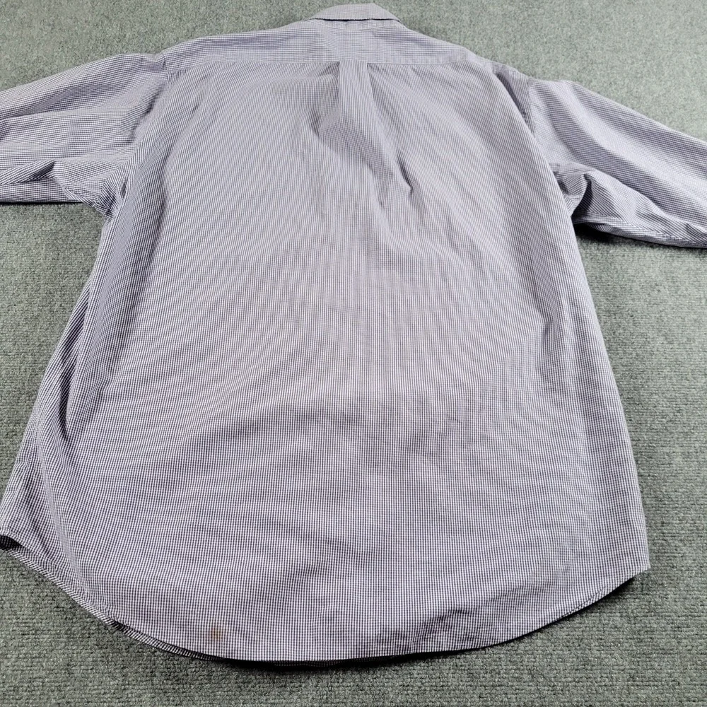 Ralph Lauren Shirt Men 17-36/37 Yarmouth Purple Check Button Down Pony Hong Kong - Picture 3 of 9